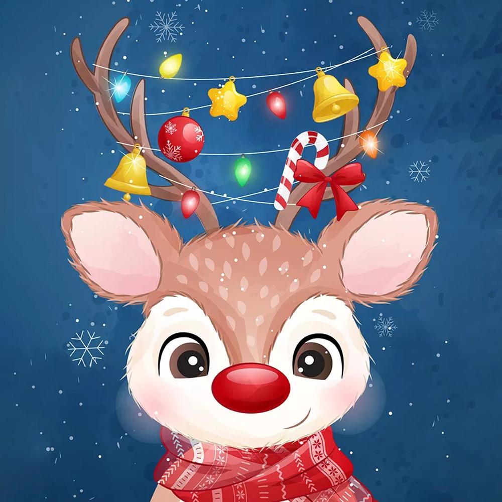 DIY Full Circle Diamond Painting Cross Stitch 3D Cartoon Animation Cute Animal Home Decorative Art Diamond Painting 5d Diamond Art Painting