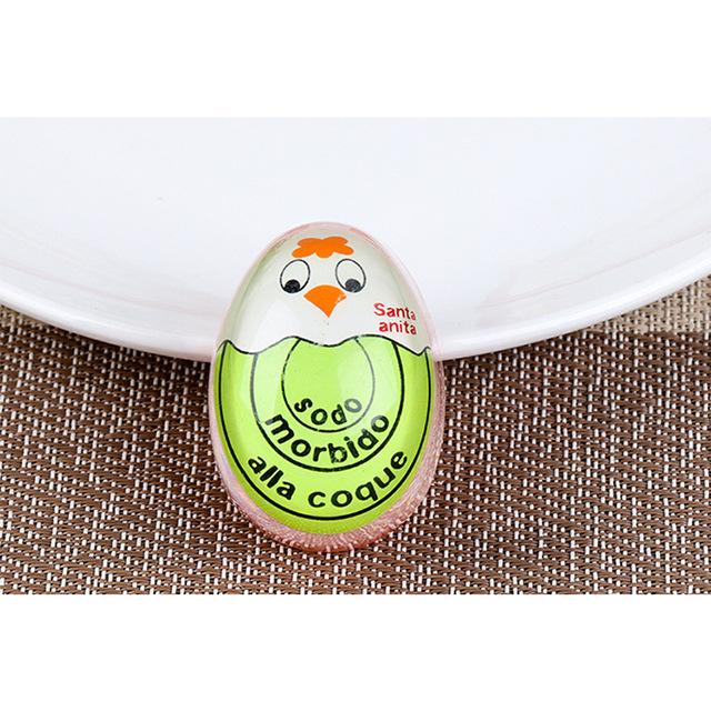 Eco-Friendly Resin Red Eggs Timer Egg Timer Resin Boiled Egg Cooker Color Changing Cooking Temperature Observer Kitchen Tool3
