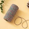 100 Meter/Roll Two Colors Cotton Baker Twine Rope Cord DIY Gift Crafts Wrap Christmas Wedding Decoration Gift Packaging String