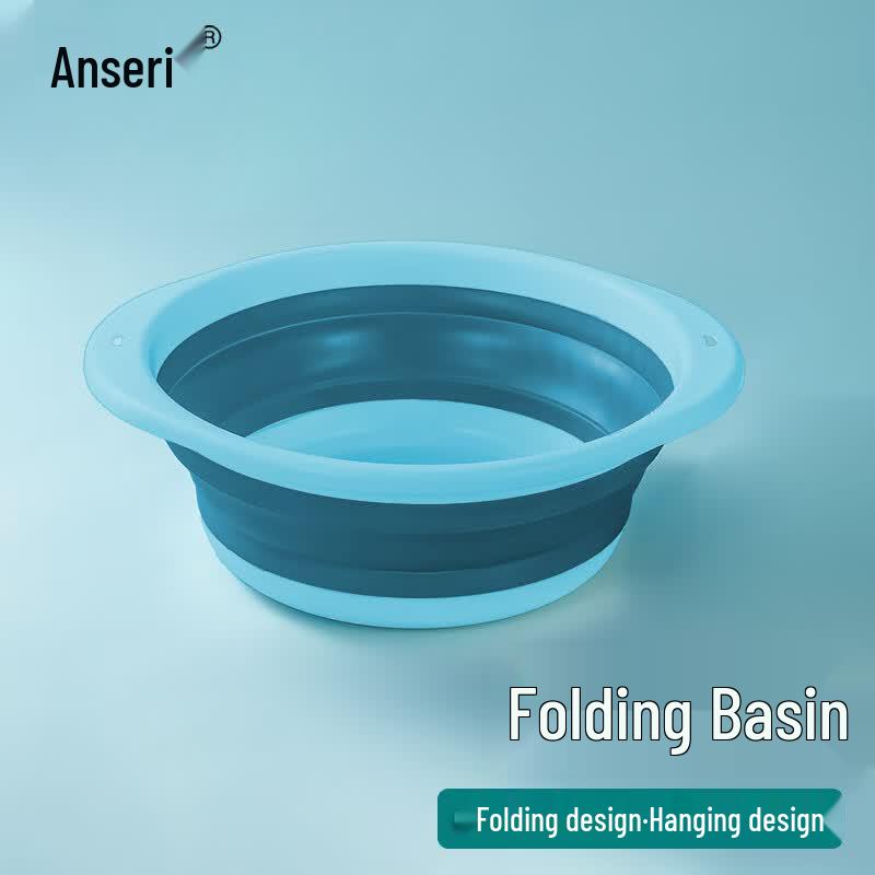 Portable Collapsible Plastic Washbasin