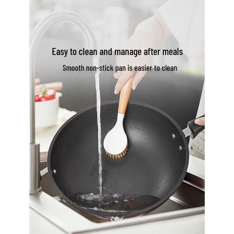 Midea 32cm Non-Stick Wok & Frying Pan