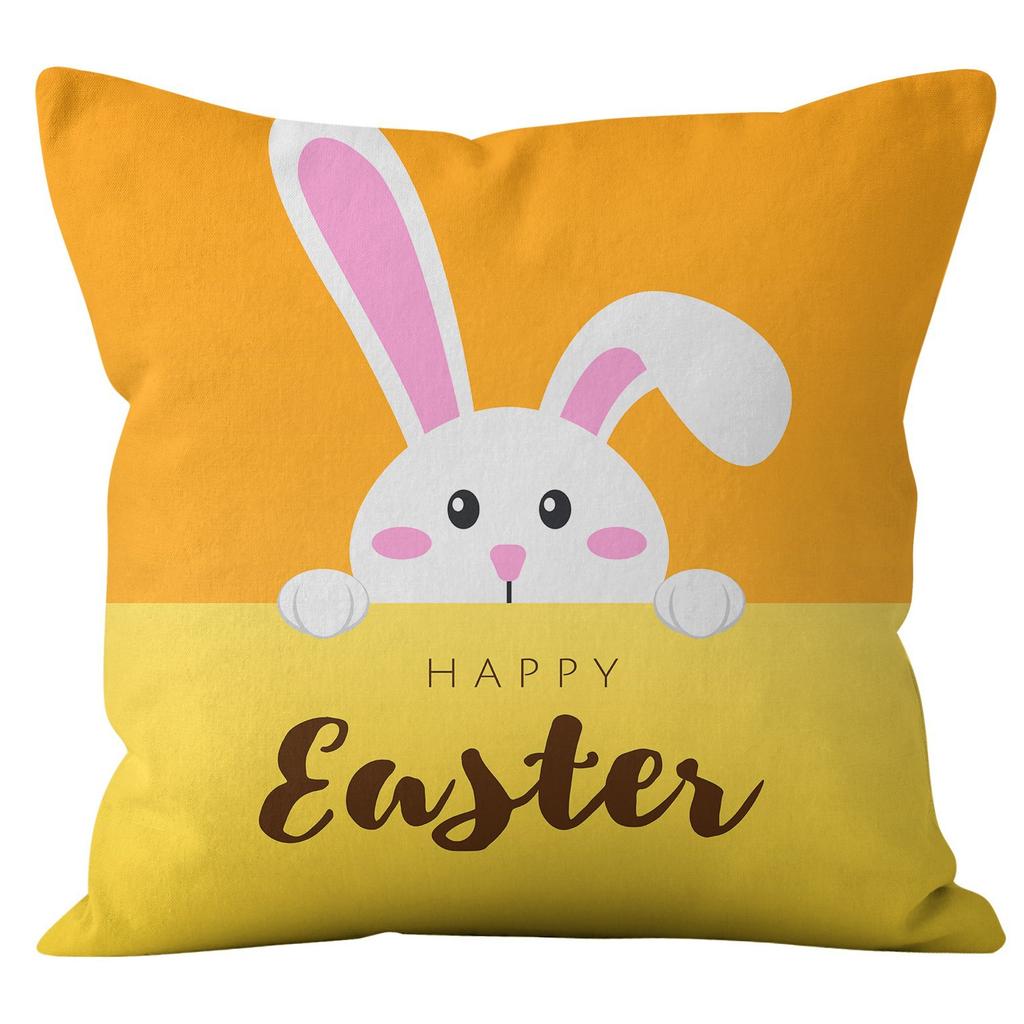 Easter Bunny Pillow Cover Home Pillow Cover