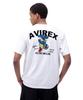 Avirex USS FORT SNELLING USS DEPOT Fort Snelling Size T-SHIRT (WEB & Exclusive) T-Shirt, Men's, 2XL, 030, White, 783-4934043