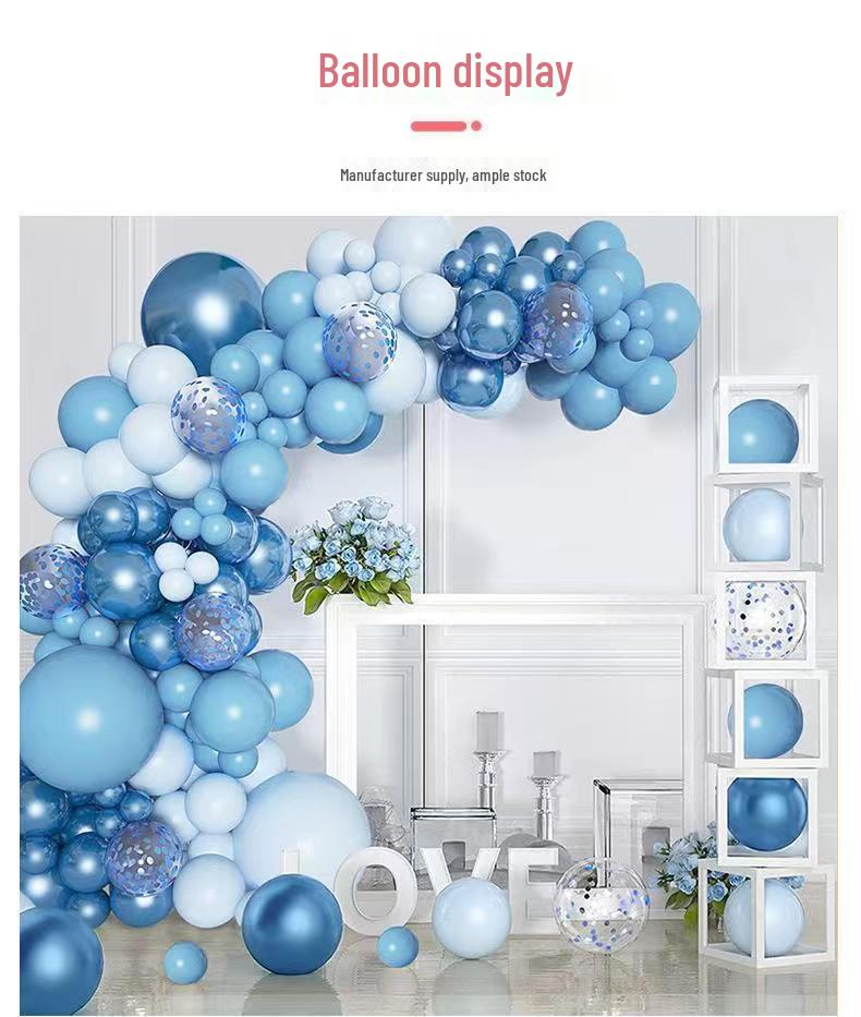 30-Piece 12-Inch Balloon Set for Birthday, Wedding, and Party Decorations