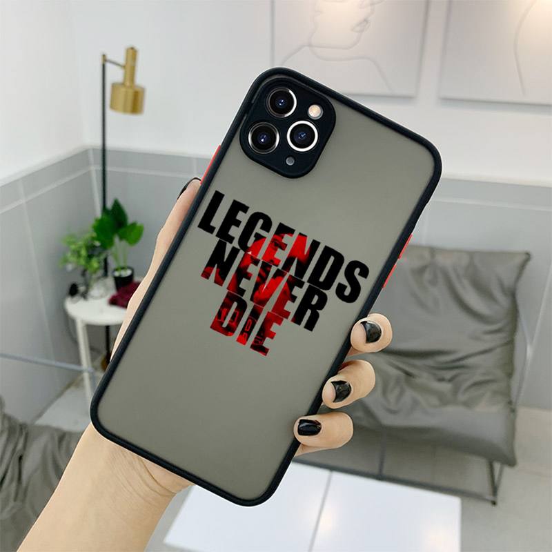 Sidhu Moose Wala Sänger Legenden sterben nie Telefon Fall matt transparent Für iPhone 11 12 13 7 8 Plus Mini X XS XR Pro Max Abdeckung