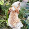 Pet dog clothes Autumn Winter Fluffy Deer Vest Dress Handmade for Small Medium Dogs Photography Costume for dog Cat Dog Set