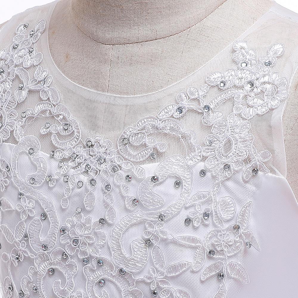 2024 jenter blonder lange ballkjoler Brudepike Barnekjoler For Jenter Tenåringer Jente Festkjole Barn Prinsesse Kveld Formell Bryllup Vestido