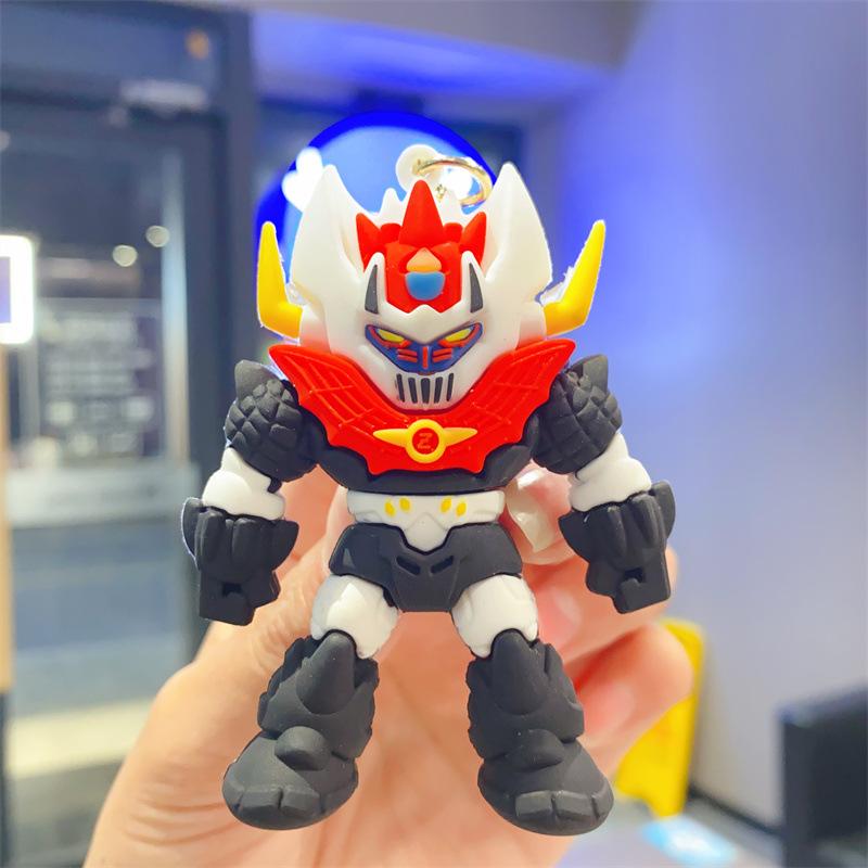 Cartoon Cool Universal Man Robot Pendant Keychain School Bag Doll Cute Jewelry Small Gift Backpack