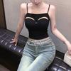 Women's Summer Design Sense Camis Pure Desire Hollow Sexy Top Summer Fashion Women's Tank Tops