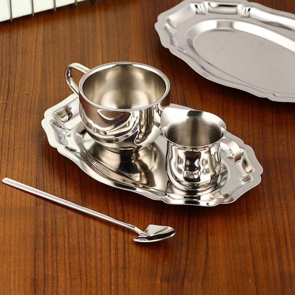 Stainless Steel Stainless Steel Storage Plate Irregular Shape Decorative Tray  Jewelry Storage