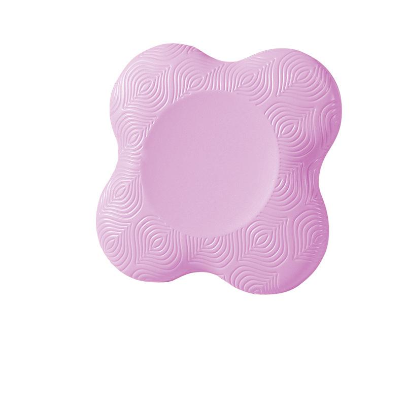 TPE Thickened Yoga Knee Pads Thickened Anti-slip Cushioning Soft Pads Fitness Flat Braces Elbow Joint Protection Knee Pads фиолетовый