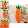 Cuscino Corpo Peluche Carota Ultra Morbido Giocattolo Morbido Abbracciabile Adorabile Cuscino da Letto