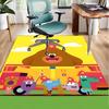 Cute Du-ggee Adventure Office Rug Chair Mat, Game Carpet, Suitable for Front Door, Bedroom, Living Room, Desk, Holiday Gift