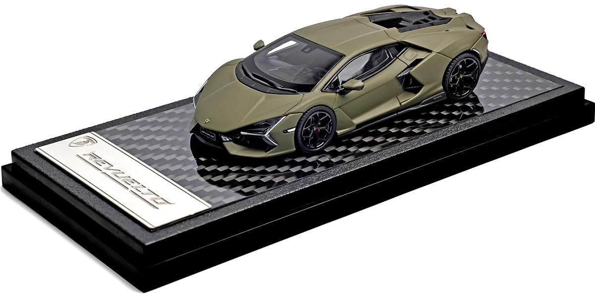 

Модель LCD Lamborghini Revuelto Матовый зеленый Готовое изделие LCD64042MG 1/64