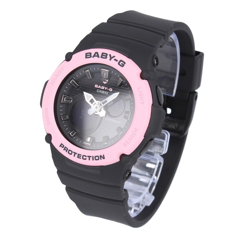 CASIO / Baby-G BabyG BGA-270-1A ( BGA 270 1A BGA-270 BGA270 ) Wrist Watch For Men Black Pink BGA-270YOSUKI JAPAN