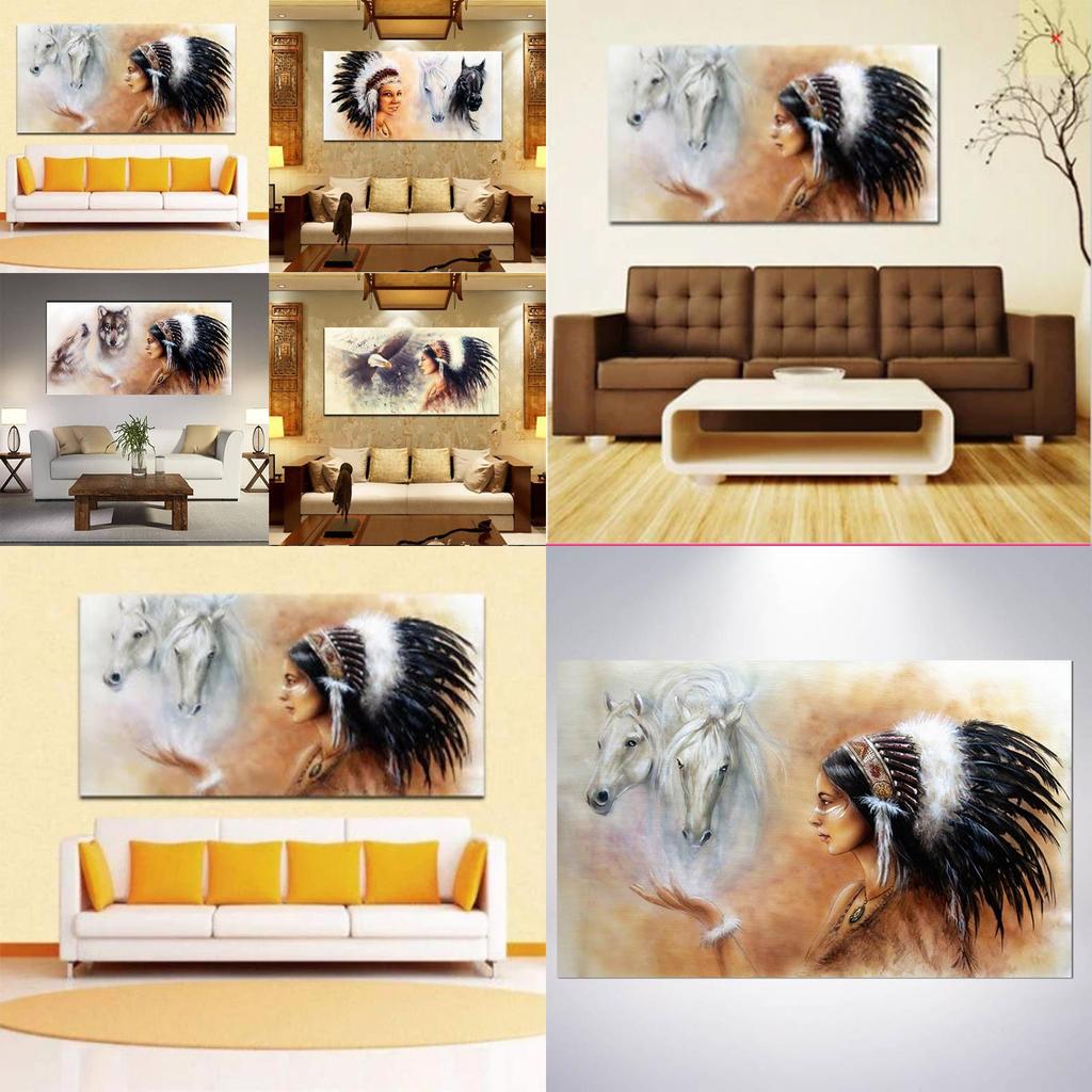 Native And American Horse Wallpaper Home Decoration Bedroom Wall Decoration