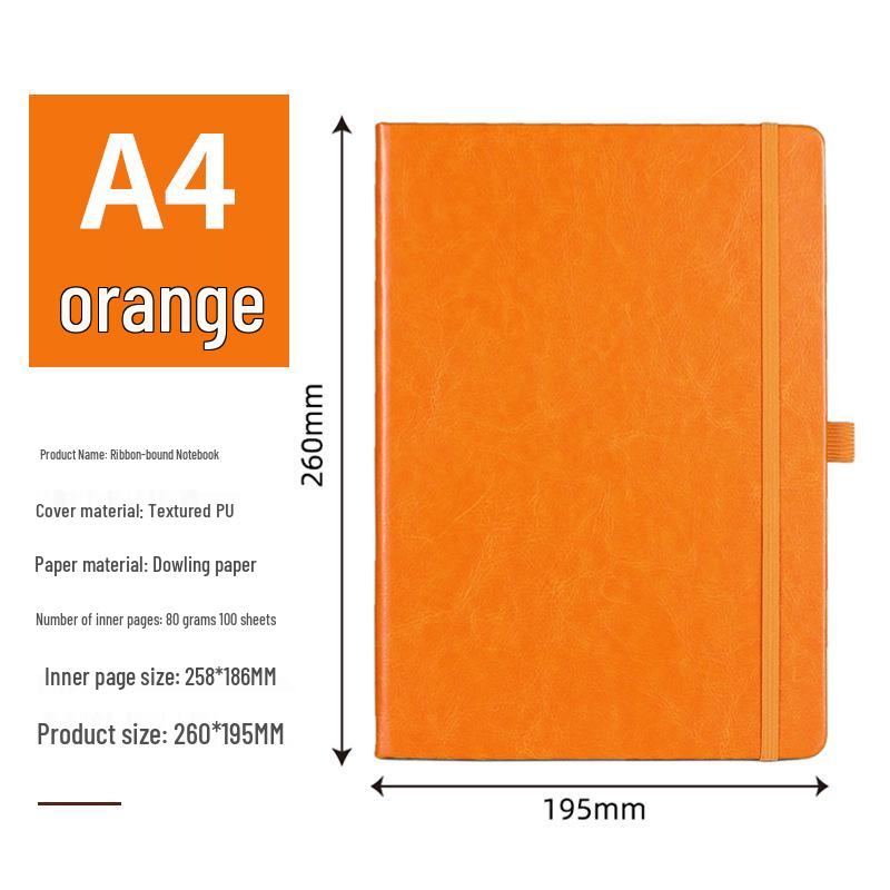 A5 Custom Ribbon Hardcover Notebook for Students and Professionals
