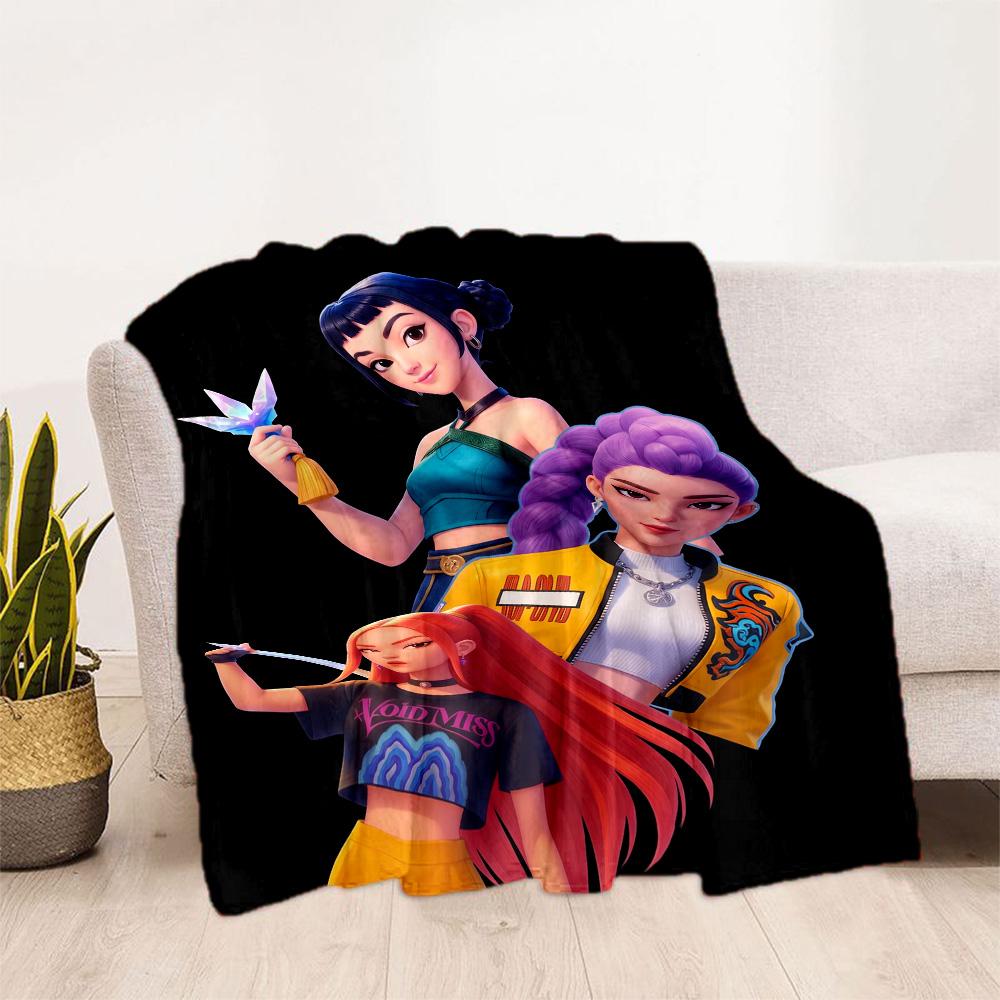 Fantasy Sword Dance Party Blanket Soft & Cozy Suitable for Seaside Bedding Office Chair for All Seasons Playful Design