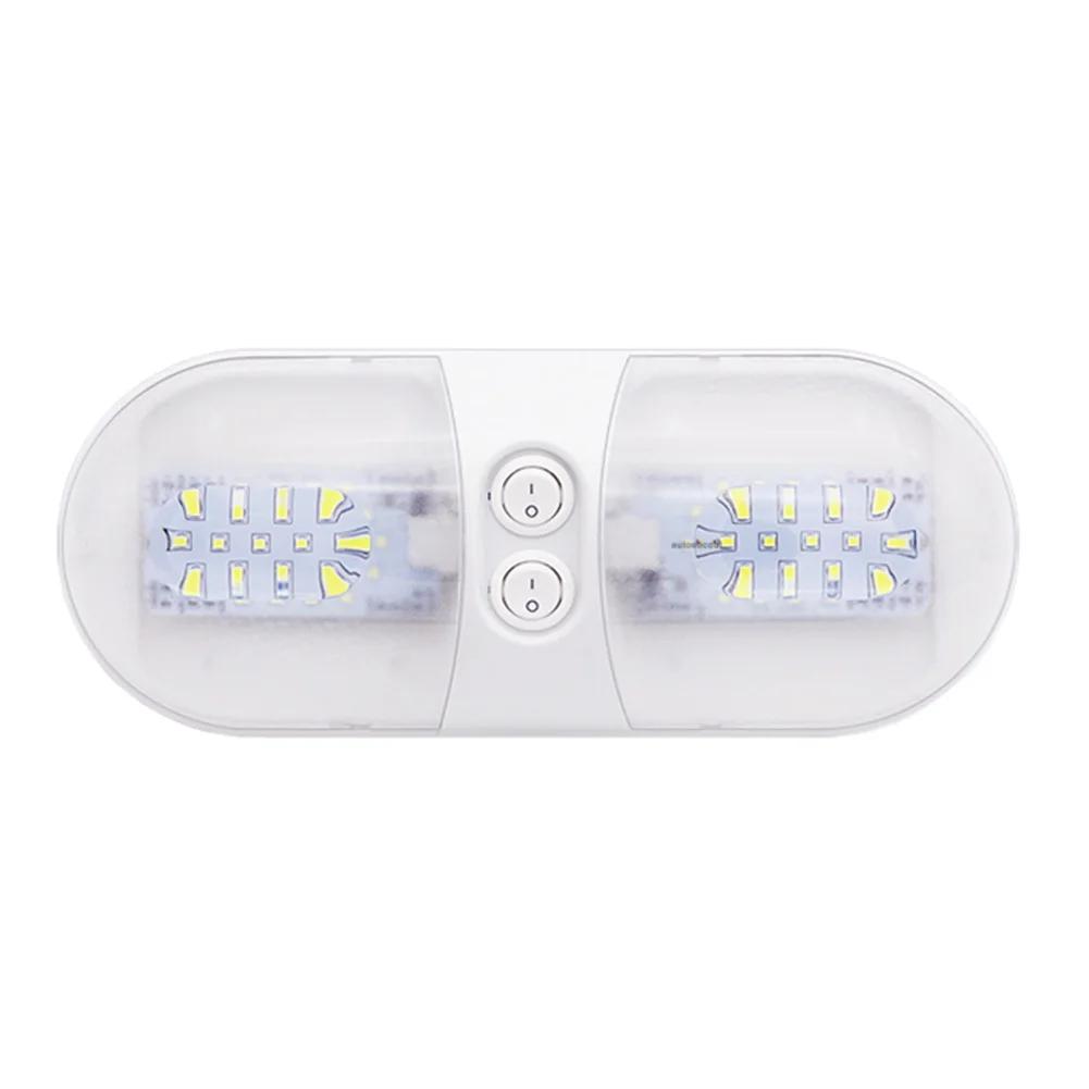 12V 24/48 LED Ceiling Lamp Dome Light with Switch Caravan Accessories for RV Marine Boat Yacht Camping Car Motorhome Trailer