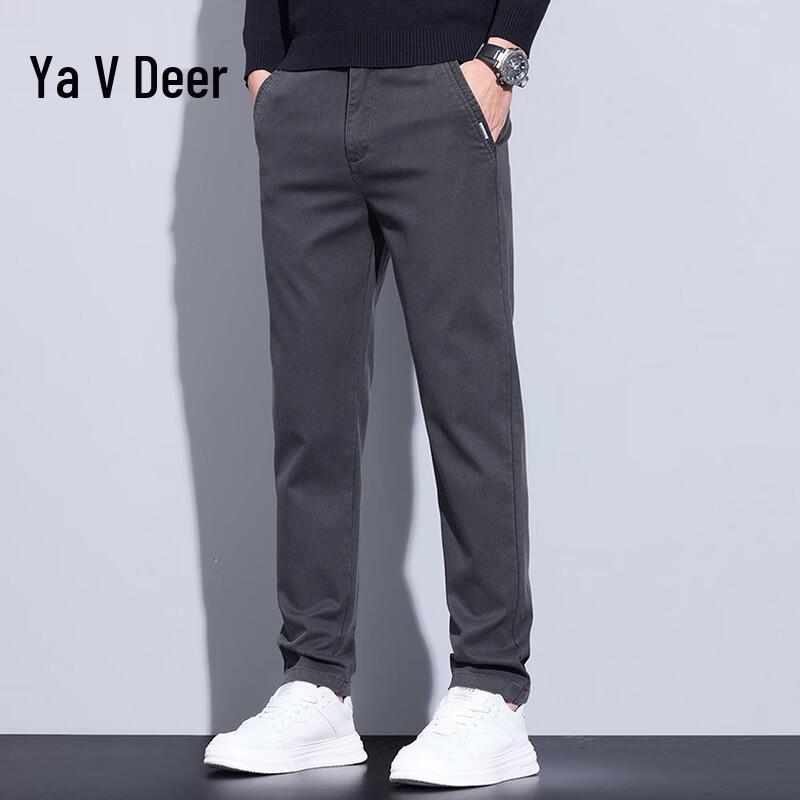Yalu Men s Slim Straight Business Casual Pants 30