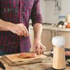Wooden Pepper Grinder Manual Salt And Pepper Mill Adjustable Coarse-grained Grinder Refillable Salt Mill with Ceramic Lid for Salt Pepper
