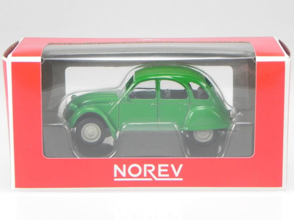 Norev 1/64 Citroen 2CV 6 Special 1979 Green Citroen 2cv 6 Special Miniature Car