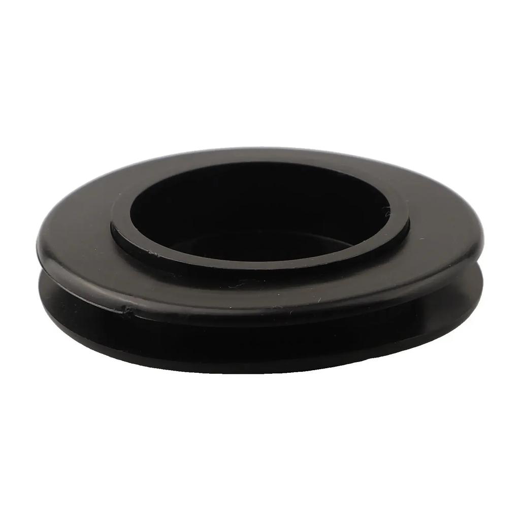 Ringkappen-Set Lochabdeckung Silikon Tischmarkise Zubehör Schwarz Garten Außen Sonnenschirm Regenschirm Terrasse Kunststoff Weich
