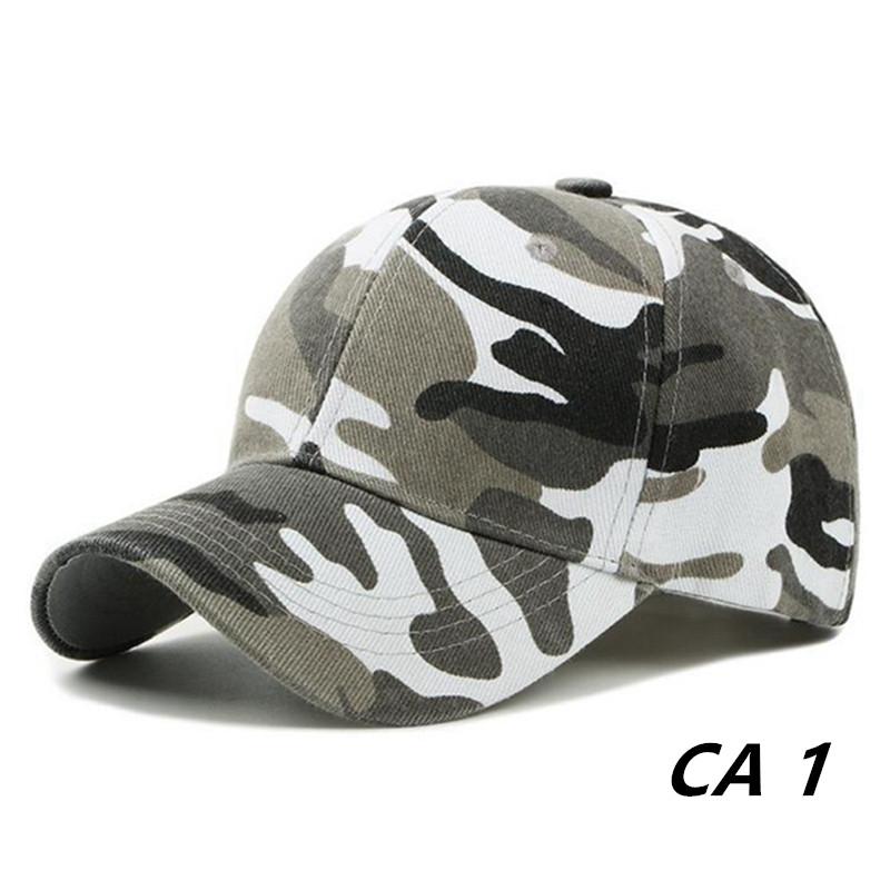 Summer Camouflage Printed Armygreen Running Sunhat Anti-Uv Golf Baseball Cap Outdoor Hiking Cycling Jungle Hunting Sunscreen Hat