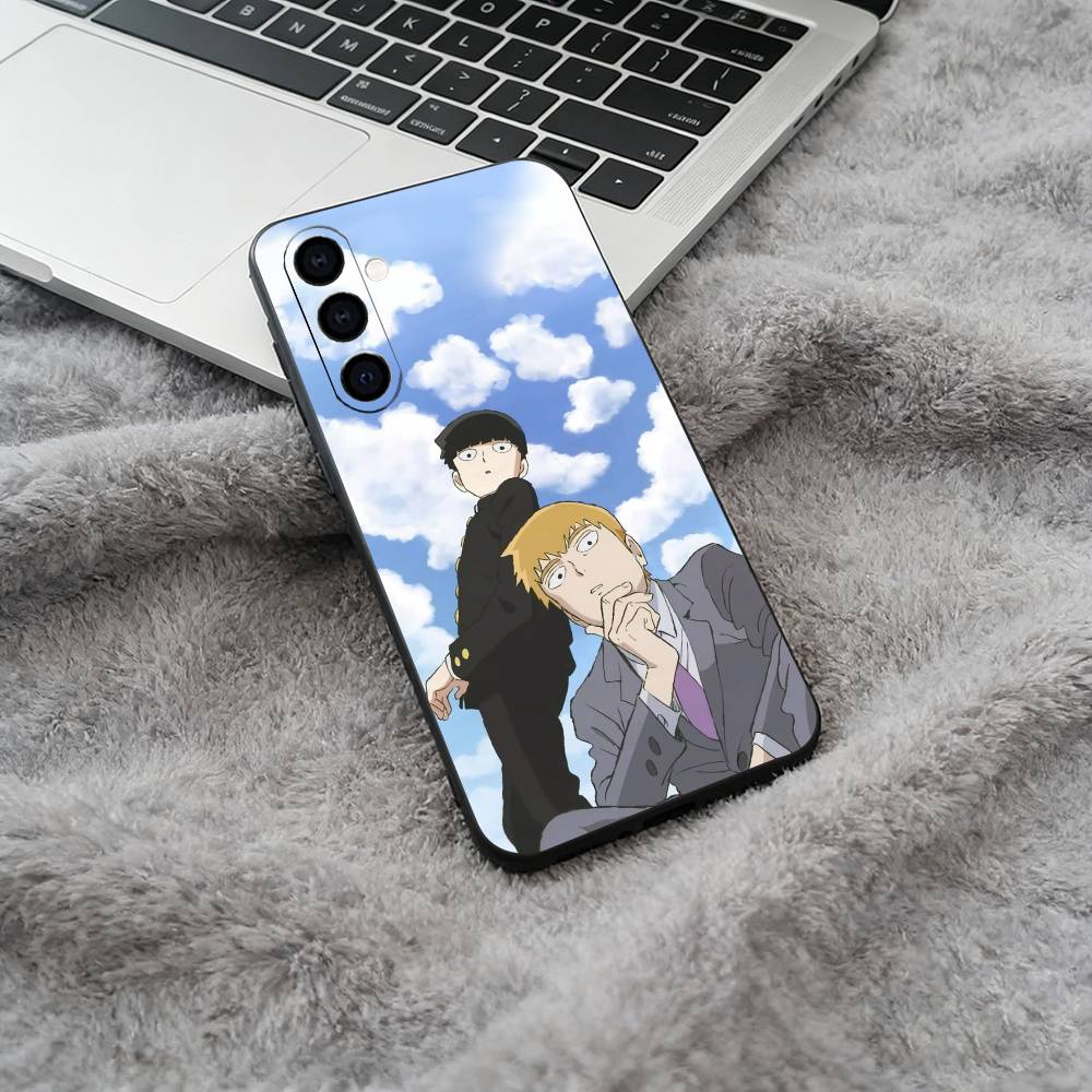 M-Mob -Psycho -100 Black Soft Silicone Phone Case for Samsung Galaxy A73, A71, A72, A70, A53, A52, A51