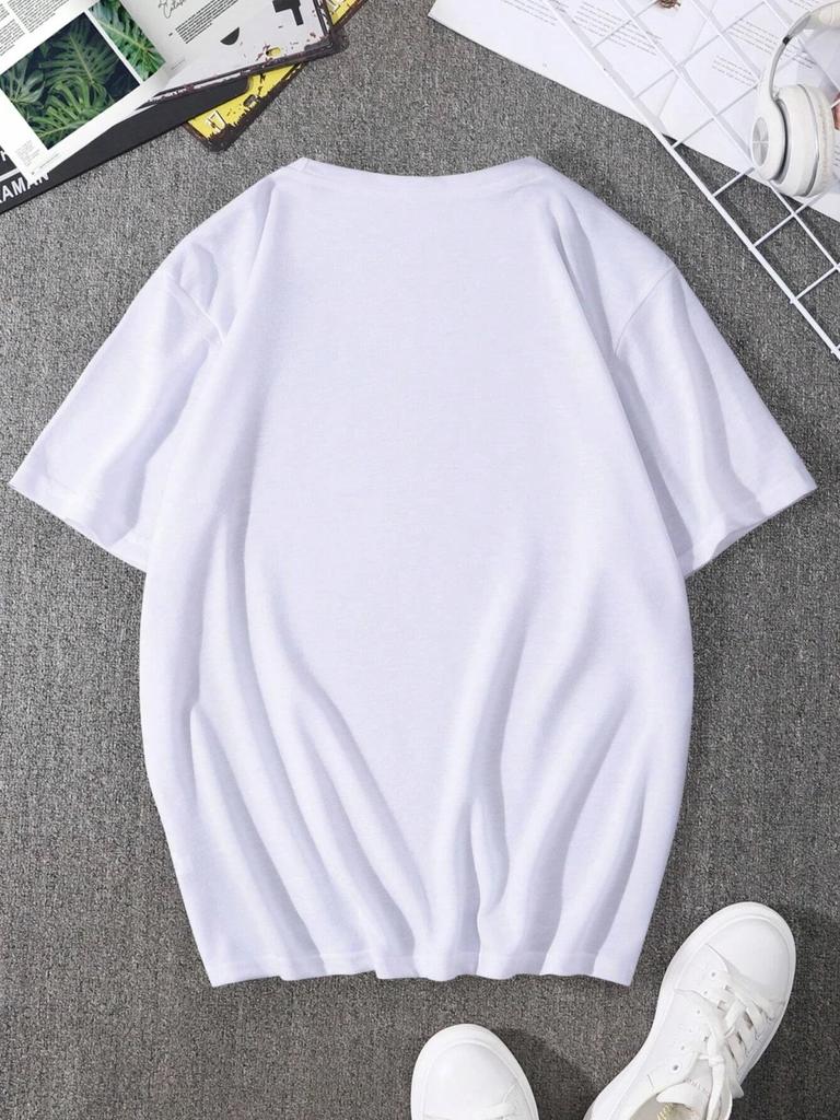 Mountain On Inspirationde Printing T-Shirt Men Oversized Cotton Summer Tshirt Breathable Loose O-Neck Tee Shirts Hip Hop Tees