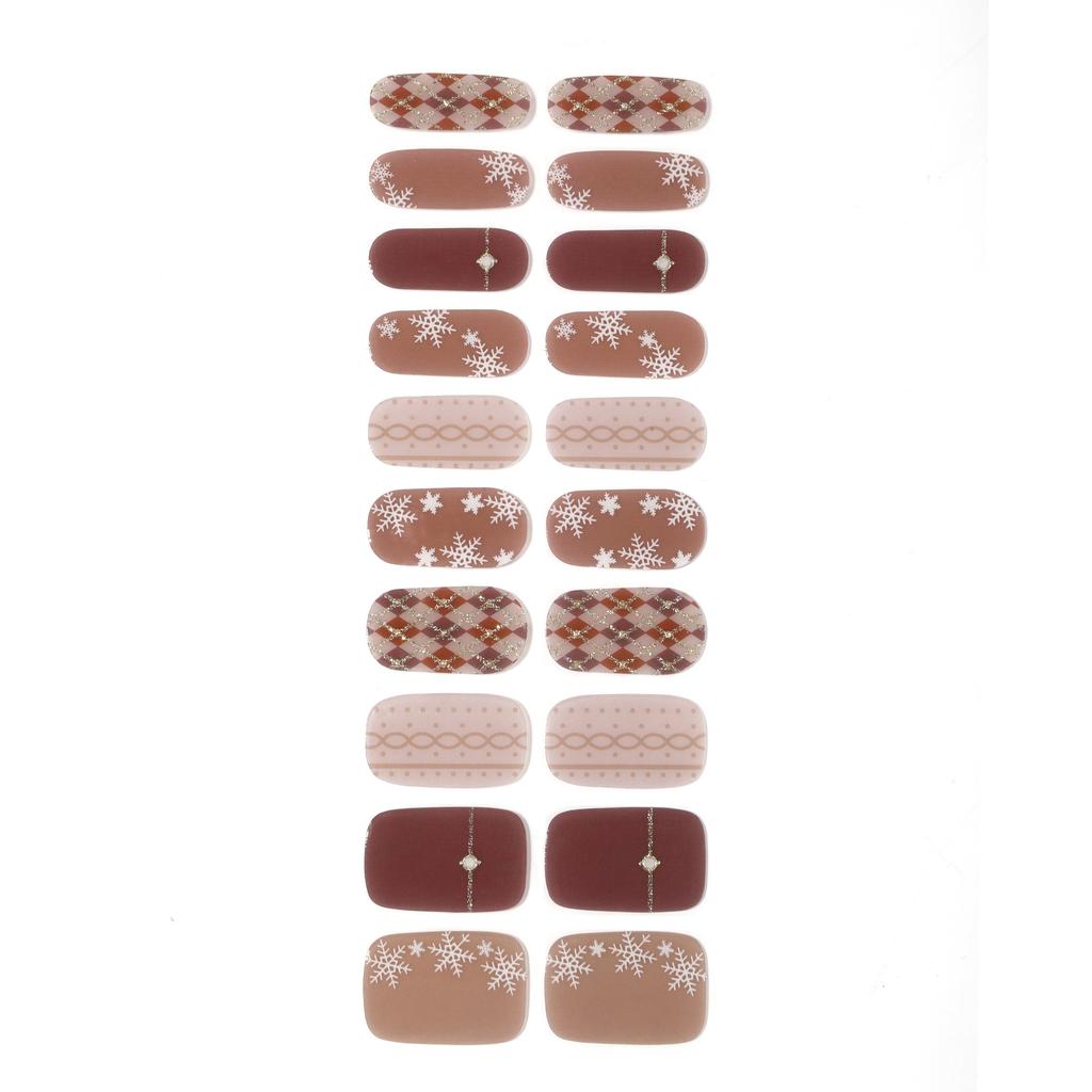 Nail Stickers Transparent Gel Nail Stickers Baking Lamp Gel Manicure Stickers