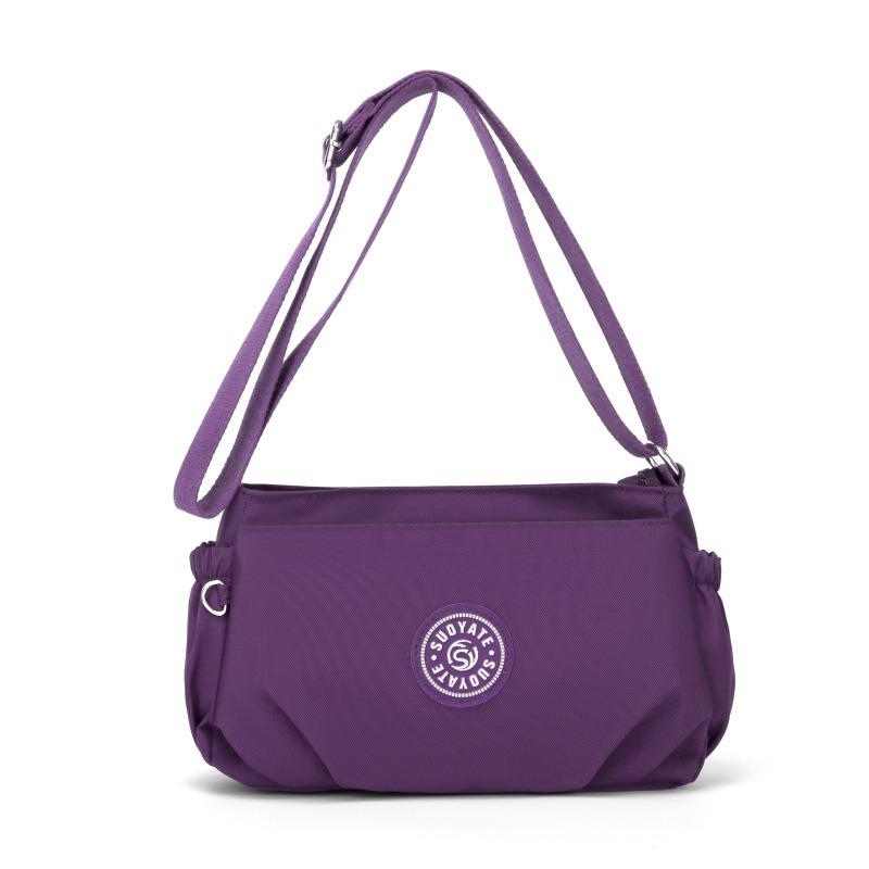 Damentasche Sommer neue Nylontasche plissierte Schultertasche Trend Mutter Umhängetasche Handy kleine quadratische Tasche