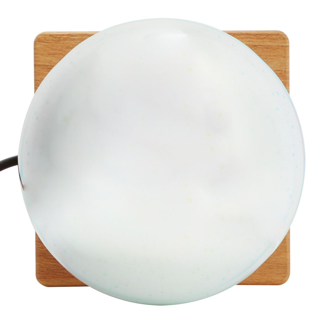 Glaskugel Nachtlicht USB Stecker Nachttischlampe Dekorative Lampe Bunt Weihnachtsgeschenk