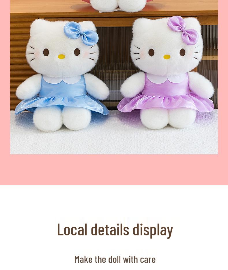Hello Kitty Plush Doll - Cute Cat Toy Gift for Girls' Birthdays