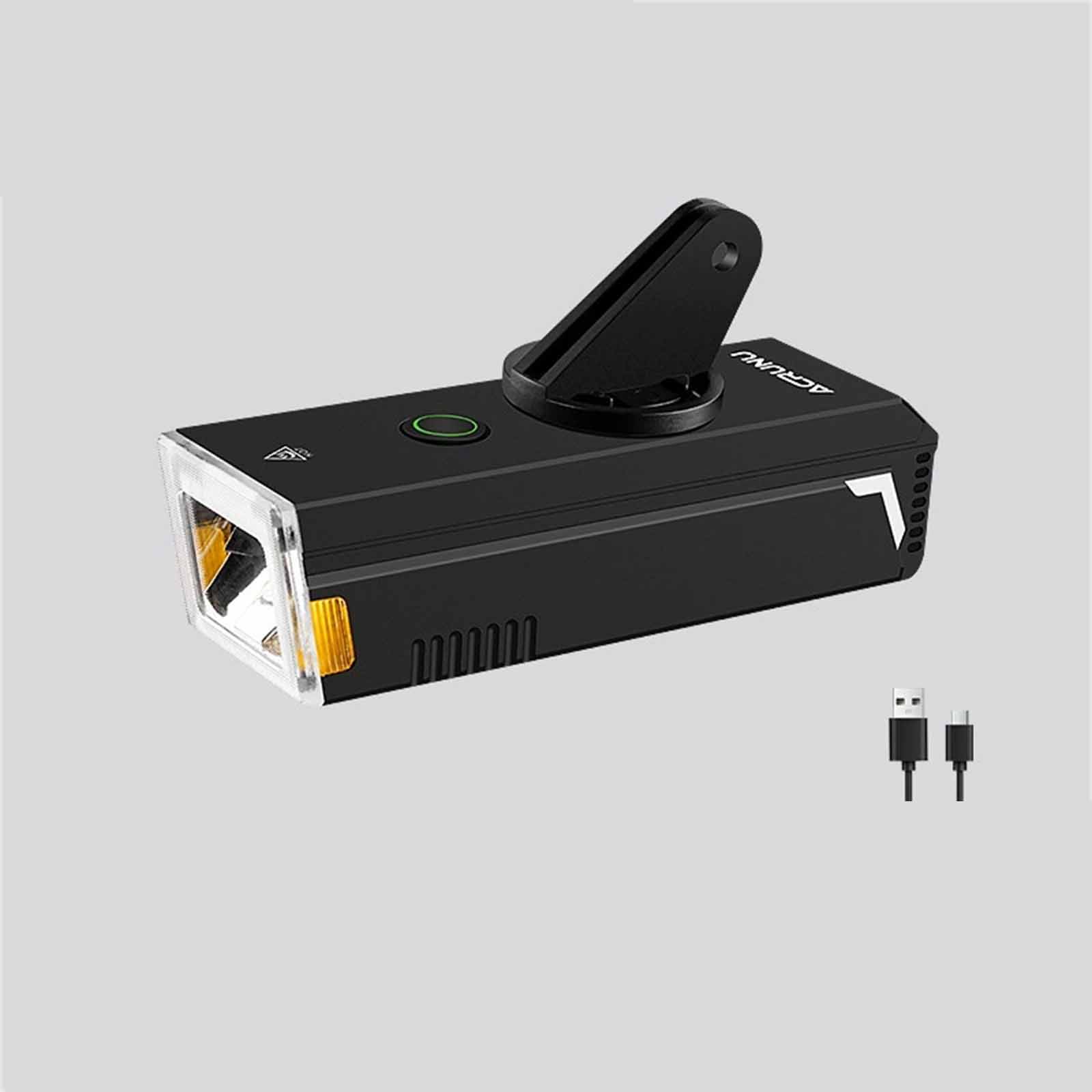 

Високий, USB Велосипедний ліхтар з 5 режимами, Потужна лампа для нічної їзди для безпеки на дорожньому та гірському велоспорті One Size