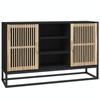 VidaXL Black Buffet 105x30x65 Cm Engineered Wood, Cabinet, Side Cabinet, Storage Cabinet, Cabinets, Cupboard, 352119