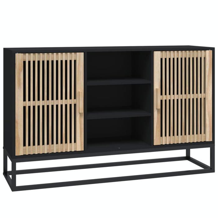 VidaXL Black Buffet 105x30x65 Cm Engineered Wood, Cabinet, Side Cabinet, Storage Cabinet, Cabinets, Cupboard, 352119