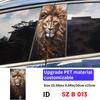 Lion Car Stickers Car B-pillar Decal Waterproof Stickers Auto Center Pillar Sticker Cover Scratches Vehicle Decor Accessories