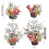Aquarium Colorful Coral Craft Sea Creature Terrarium Habitat Aquarium Underwater Artificial Plant Reef