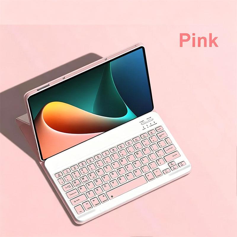 Compatible with Huawei MatePad SE 11" Tablet: Seven-Color Backlit Bluetooth Keyboard Case with Language Customization.