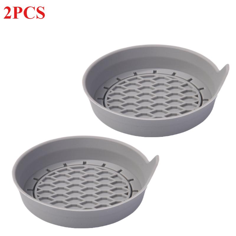 2/4pcs Car Cup Holder Coaster Silicone Cup Holder Insert Universal Non-Slip Cup Holders Car Accessories Interior Silent Cup Pad