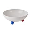 Frutero para encimera de cocina, Cesta de almacenamiento de plástico grande con soporte, Bol de servir multifuncional para centro de mesa de mesa de comedor