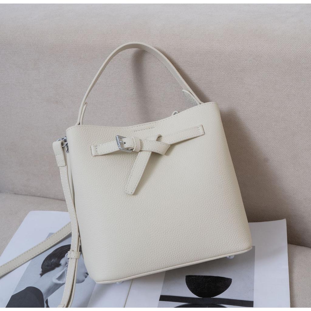 Cowhide Shoulder Women's Bag, Mother and Child Bag, Large-capacity Messenger Lady, Fashionable and Simple Versatile Bag Soft