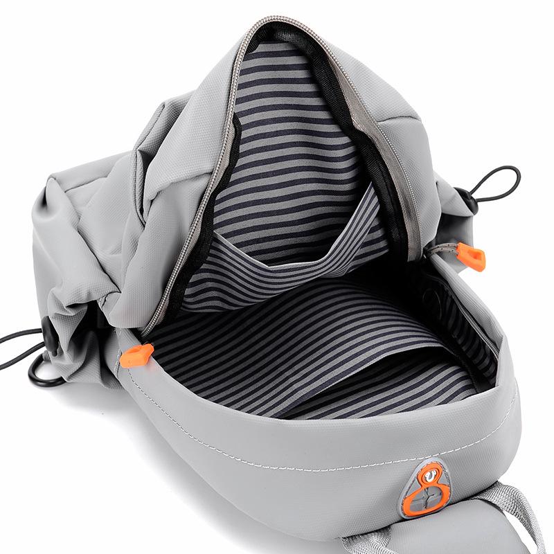 Large Capacity Breast Bag Men's Messenger Bag Fashion Trend Shoulder Bag Casual Shoulder Bag Men's Sports Chest Backpack