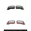 For Peugeot 3008 4008 5008 2017-22 Car Rear Exhaust Tail Pipe Muffler End Pipe Decoration Cover ABS Silver Exterior Accessories