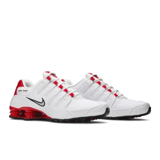 Nike Shox NZ White University Red