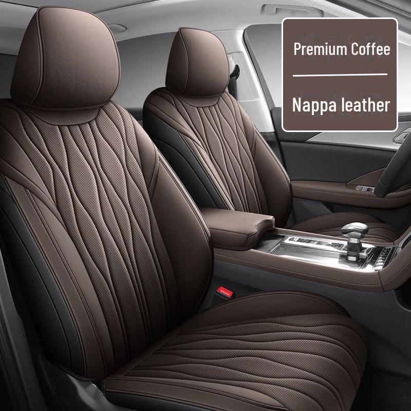 Hongqi Leather Car Seat Covers for H5, H7, H9, HS5, HS7 - All-Season, Five-Seat Compatible Cushion