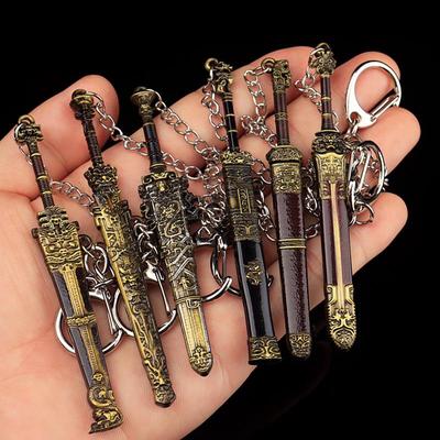 Emperor Yi Sword Keychain - Mini Metal Alloy Toy, 9CM