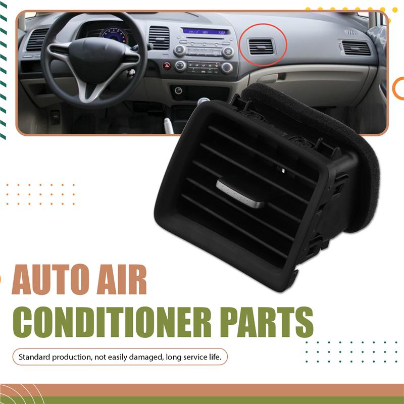 A58X-77615-SNA-A01/77615-SNB-G11 Car Air Condition Outlets Grille For HONDA CIVIC 2006-2011 AC Air Conditioner Vent Outlet Black