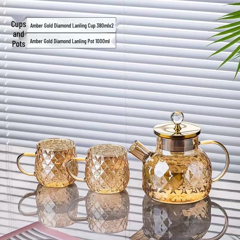 High Borosilicate Glass Cold Water Pitcher Set